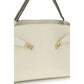 Beige Calf Leather Bos Taurus Shoulder Bag