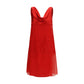 Multicolor Silk Cocktail Dress