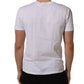 White DG Logo Print Short Sleeves Men T-shirt