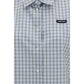 Blue Cotton Pattern Shirt