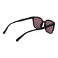 Brown Stainless Steel Sunglasses