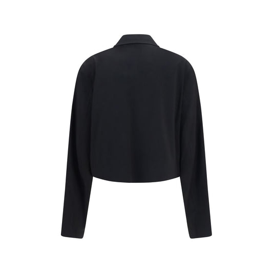 Black Wool Oves Aries Full-Length Jacket