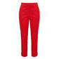 Red Cotton Women Pants