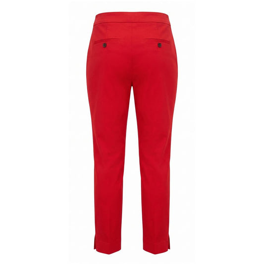 Red Cotton Women Pants