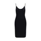 Black Viscose Cocktail Dress
