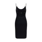 Black Viscose Cocktail Dress