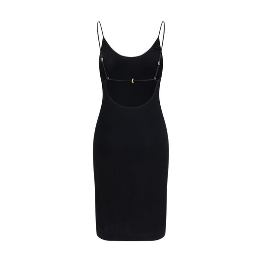 Black Viscose Cocktail Dress