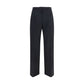 Black Wool Oves Aries Flared Pants