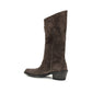 Brown Leather Ankle Boots