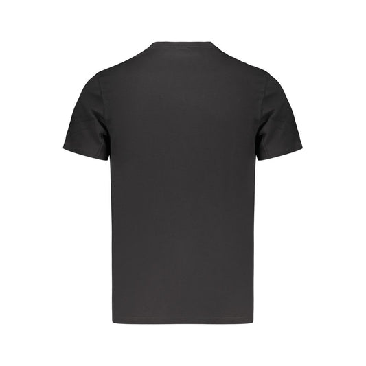 Black Cotton Men's T-Shirt