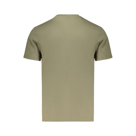 Green Cotton Men's T-Shirt