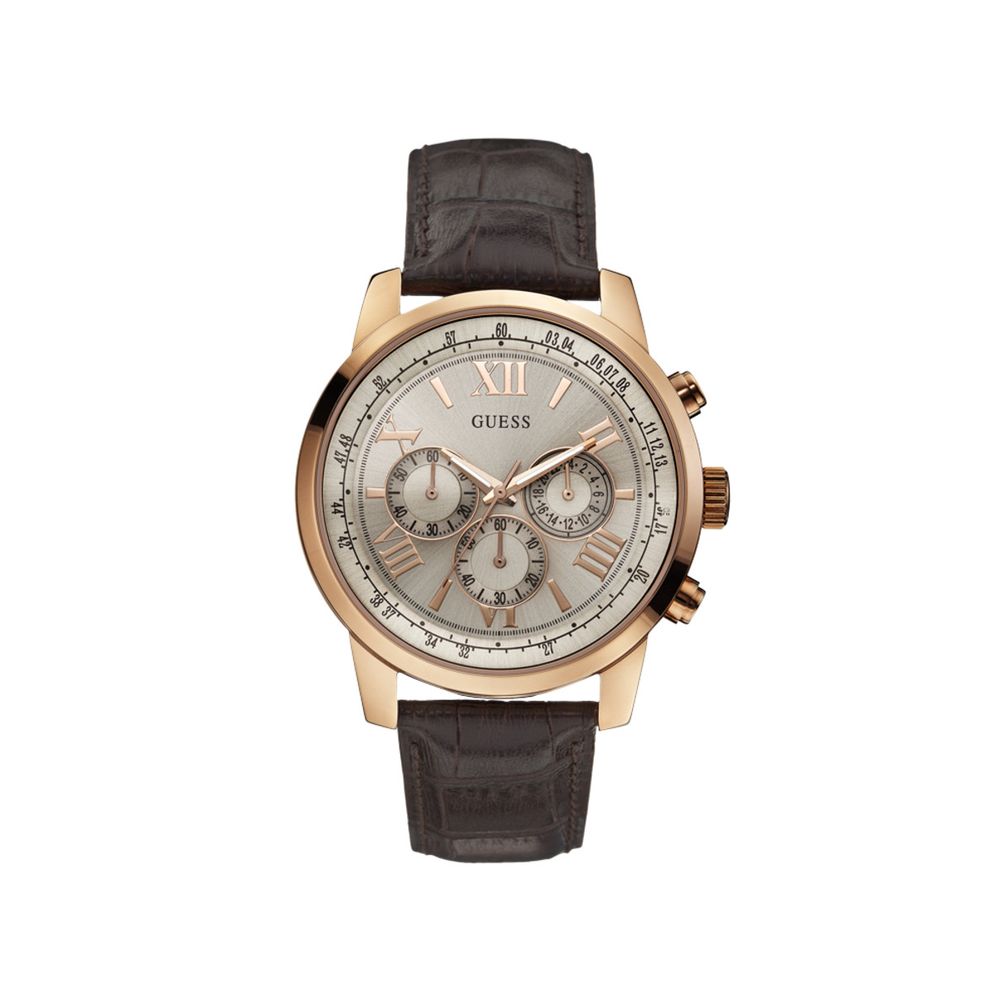 Brown Leather Lining Sport Watch