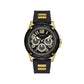 Black Synthetic Dress Watch