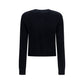 Black Cashmere Sweatshirt