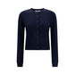Blue Cashmere Cardigan
