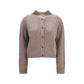 Beige Cashmere Cardigan