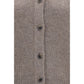 Beige Cashmere Cardigan