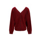 Bordeaux Cashmere Cardigan
