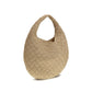 Beige Raffia Shoulder Bag