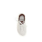 White Calf Leather Bos Taurus Athletic Sneakers