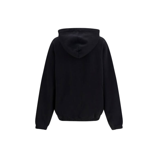 Black Cotton Sweatshirt
