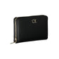 Black Polyester Womens Wallet