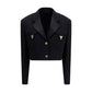 Black Wool Oves Aries Blazer