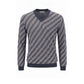 Blue Linen Men Sweater