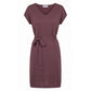 Purple Silk Women Dress