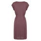 Purple Silk Women Dress