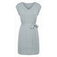 Grey Silk Women Dress