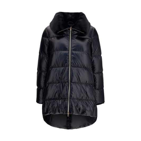 Black Goose Down Full-Length Jacket
