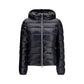 Black Polyamide Full-Length Jacket