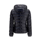 Black Polyamide Full-Length Jacket
