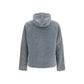 Gray Polyester Full-Length Jacket