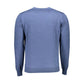 Blue Wool Men Sweater