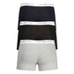 Gray Cotton Men's Boxer