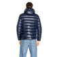 Blue Polyester Shell Jacket