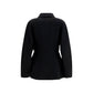 Black Wool Oves Aries Full-Length Jacket
