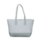 Blue Polyurethane Women's Bag