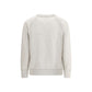 White Cotton Sweatshirt