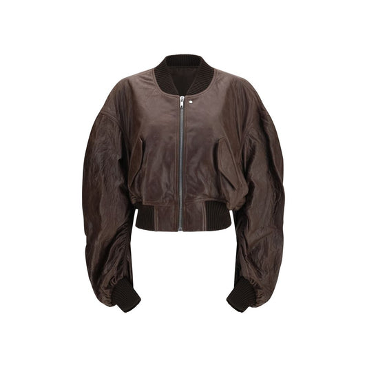 Brown Calf Leather Bos Taurus Bomber