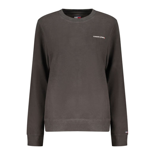 Black Cotton Women's Sweatshirt