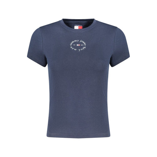 Blue Cotton Women's T-Shirt