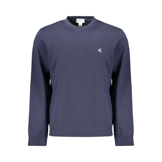 Blue Cotton Men's Sweatshirt
