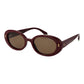 Burgundy Polycarbonate Sunglasses