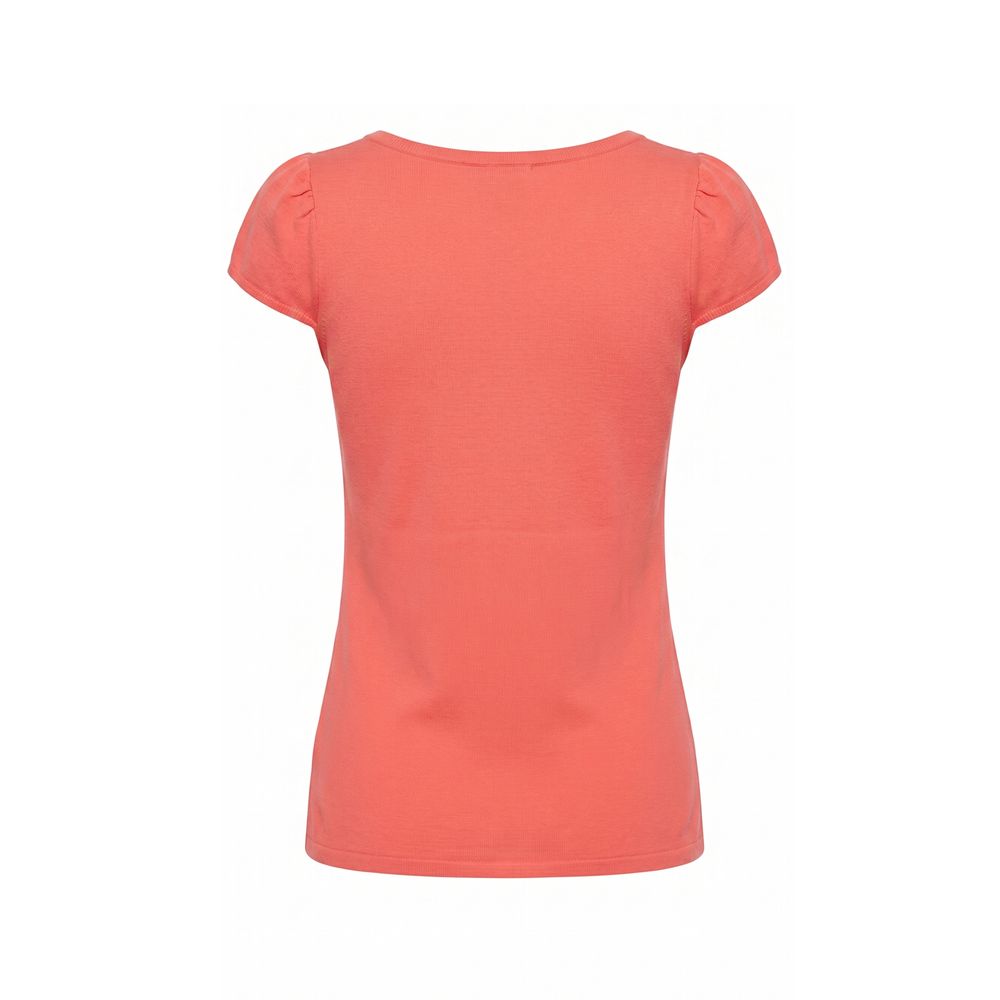 Red Cotton Women's T-Shirt