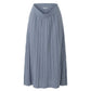 Grey Cotton Women Skirt
