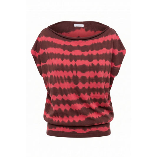 Brown Cotton Women T-Shirt