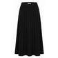 Black Cotton Women Skirt